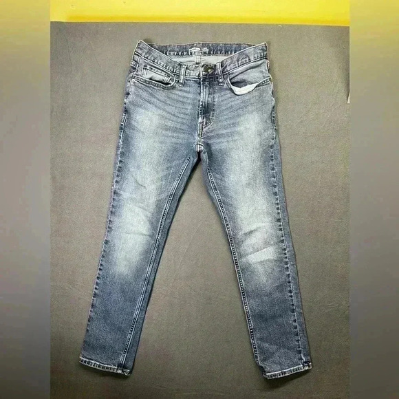 Old Navy Blue Denim Skinny Jeans Men’s 30/30 Stretch Pants Comfy 0933 - Picture 1 of 9